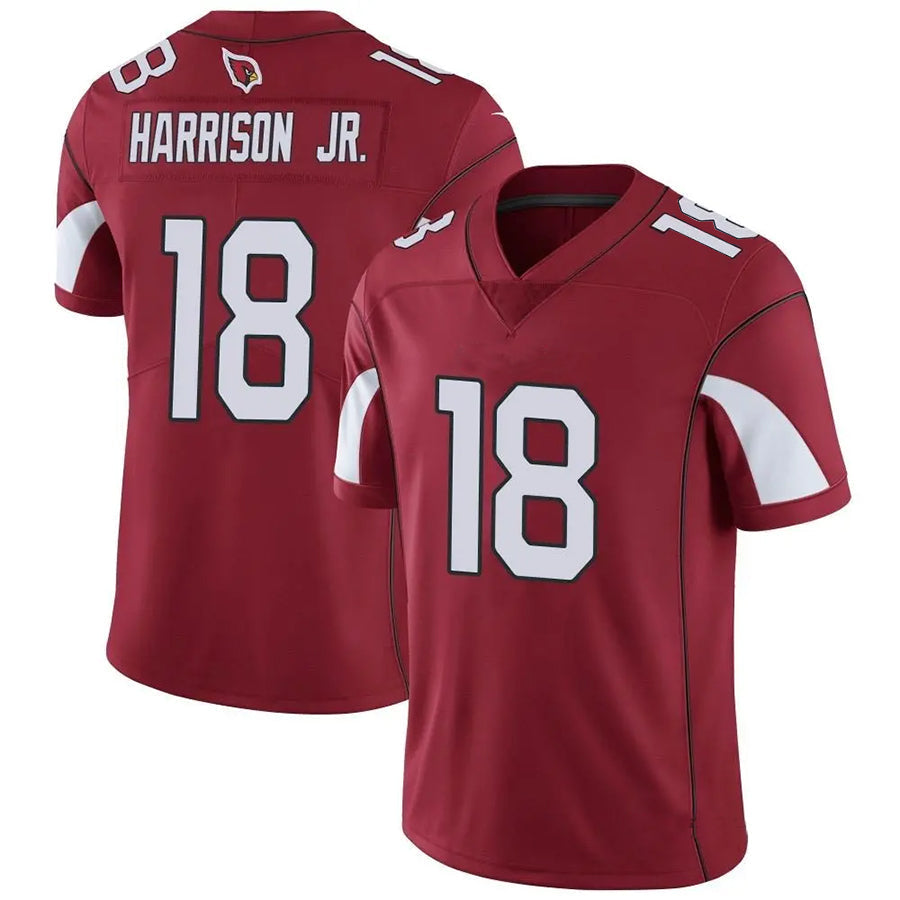 Custom #18 Red Football Shirt Top