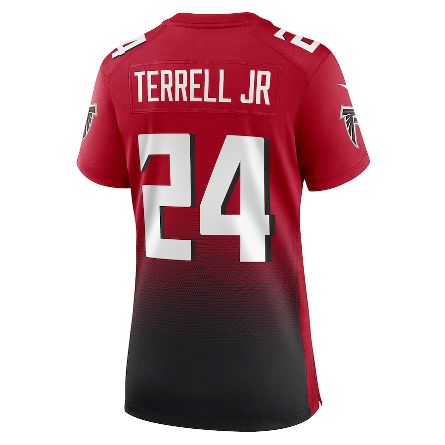 Custom #24 Red ATL Football Shirt Top