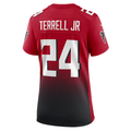 Custom #24 Red ATL Football Shirt Top