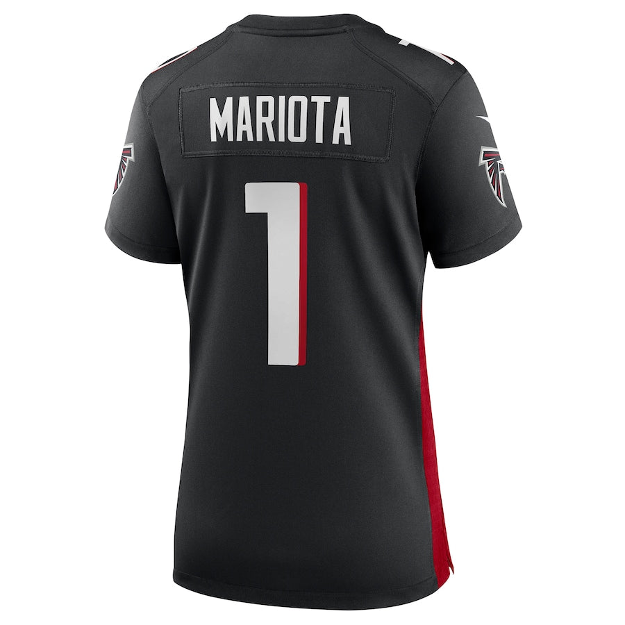 Custom #1 Black ATL Football Shirt Top