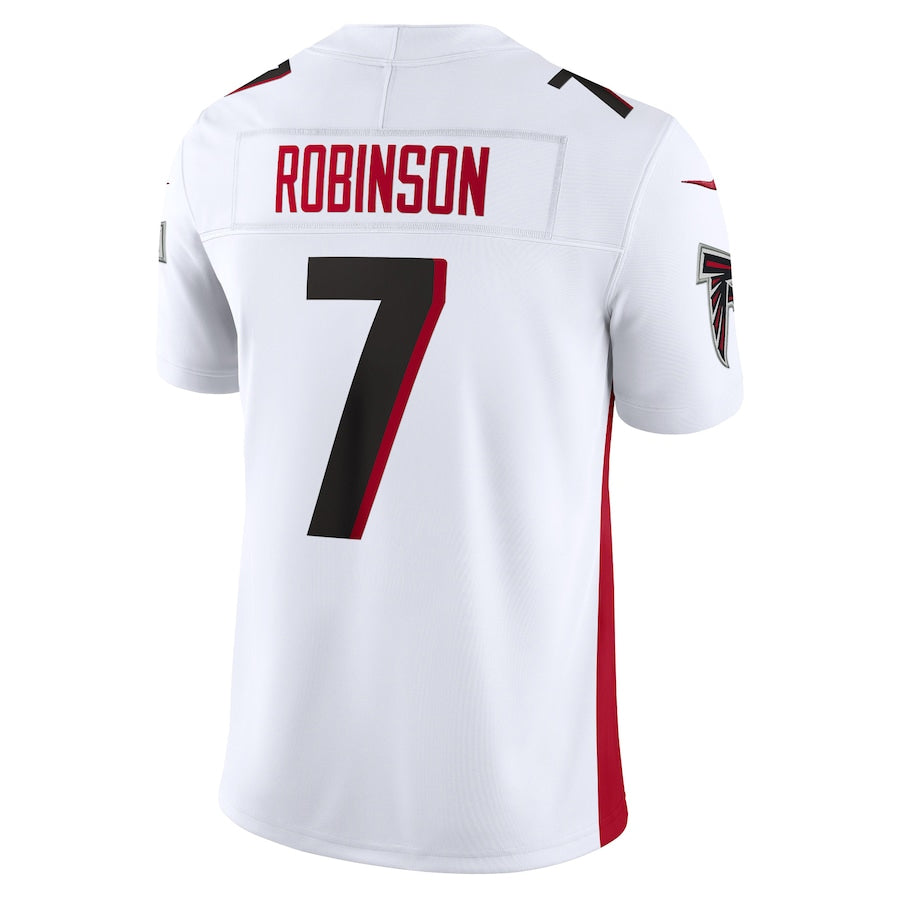 Custom #7 White ATL Football Shirt Top
