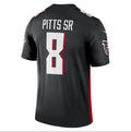 Custom #8 Black ATL Football Shirt Top