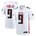 Custom #9 White ATL Football Shirt Top