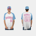Custom #55 White 2023 Baseball Shirt Top