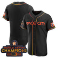 Custom Black 2023 HOU Baseball Shirt Top