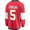 Custom #5 Red FLA Hockey Shirt Top