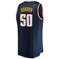Custom #50 Navy 2020 DEN Basketball Shirt Top