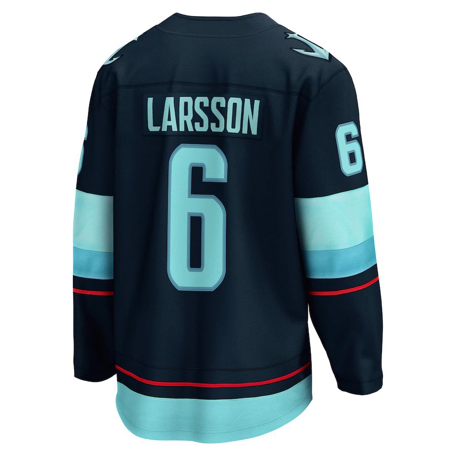 Custom #6 Blue SEA Hockey Shirt Top