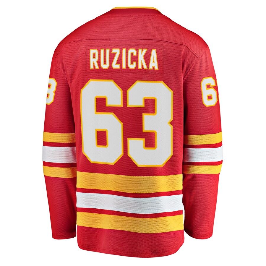 Custom #63 Red CGY Hockey Shirt Top