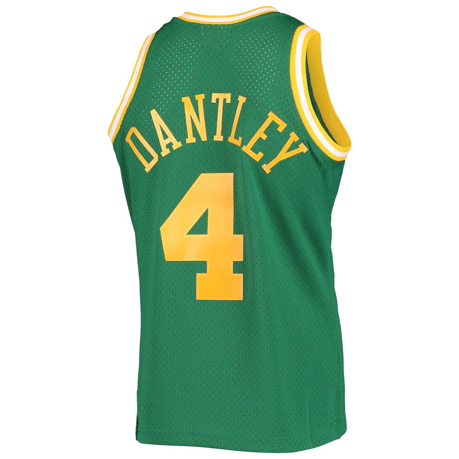 Custom #4 Green 1980 UTA Basketball Shirt Top