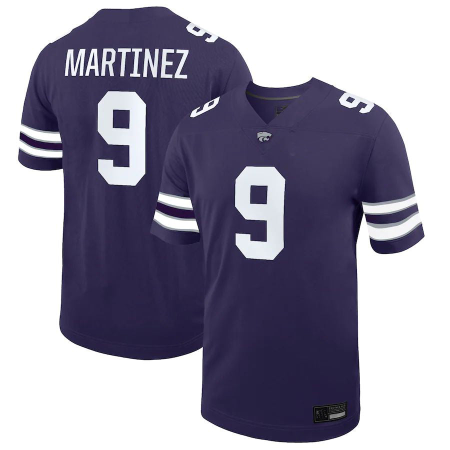 Custom #9 Purple Football Shirt Top