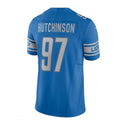 Custom #97 Blue DET Football Shirt Top