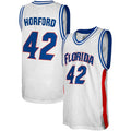 Custom #42 White Retro Basketball Shirt Top