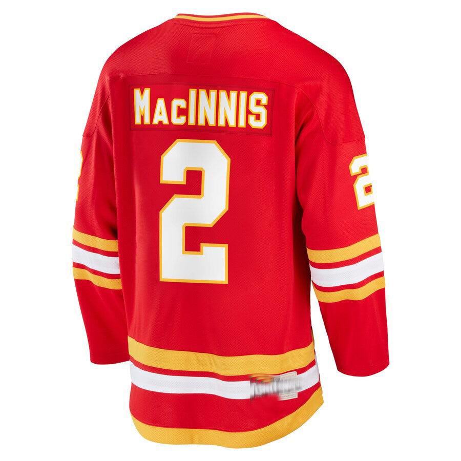 Custom #2 Red CGY Hockey Shirt Top