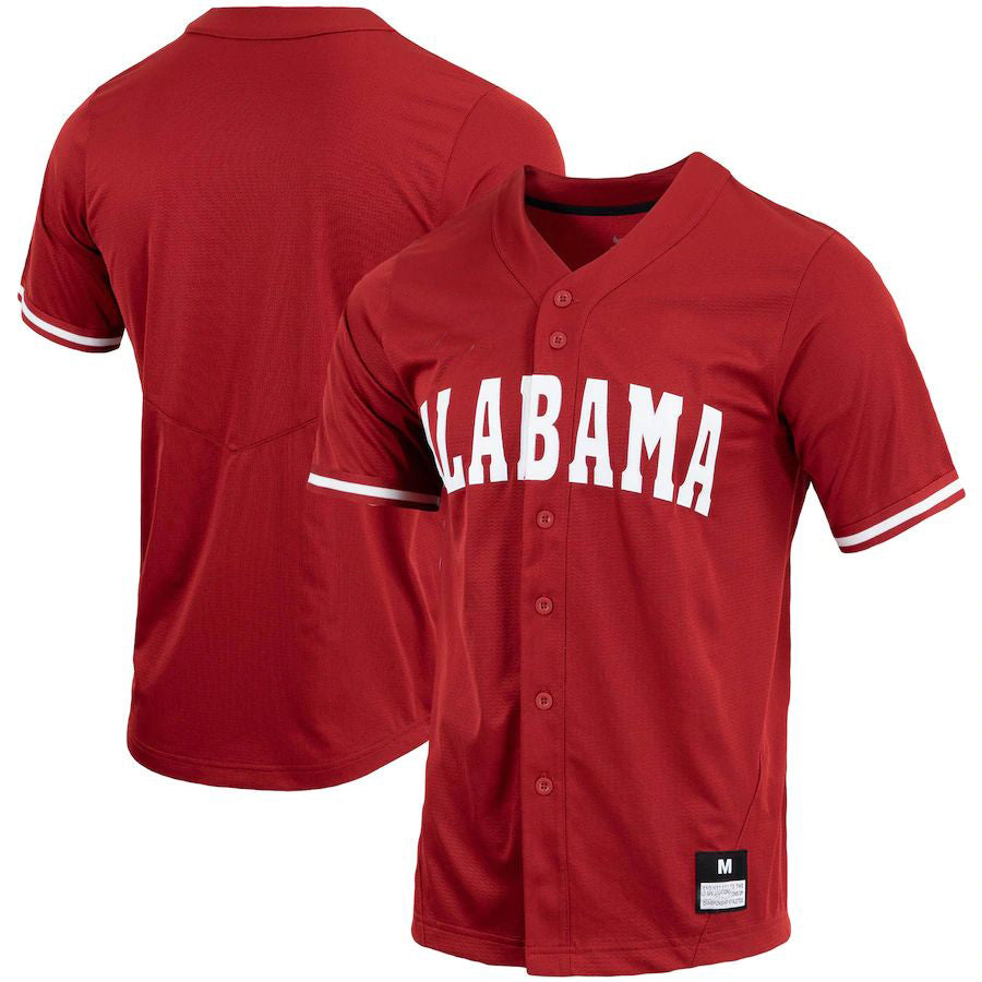 Custom Crimson Baseball Shirt Top