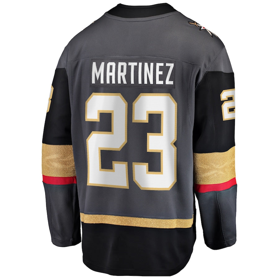 Custom #23 Gray VGK Hockey Shirt Top