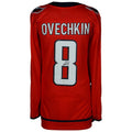 Custom #8 Red WSH Hockey Shirt Top