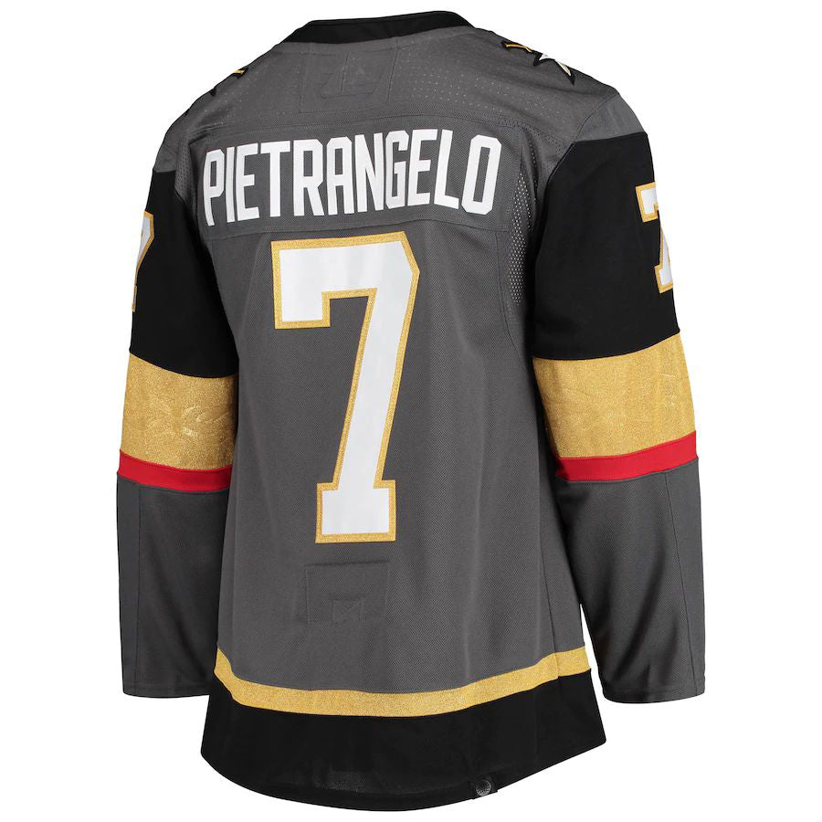 Custom #7 Gray VGK Hockey Shirt Top