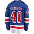 Custom #40 Blue Hockey Shirt Top