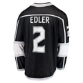 Custom #2 Black LAK Hockey Shirt Top