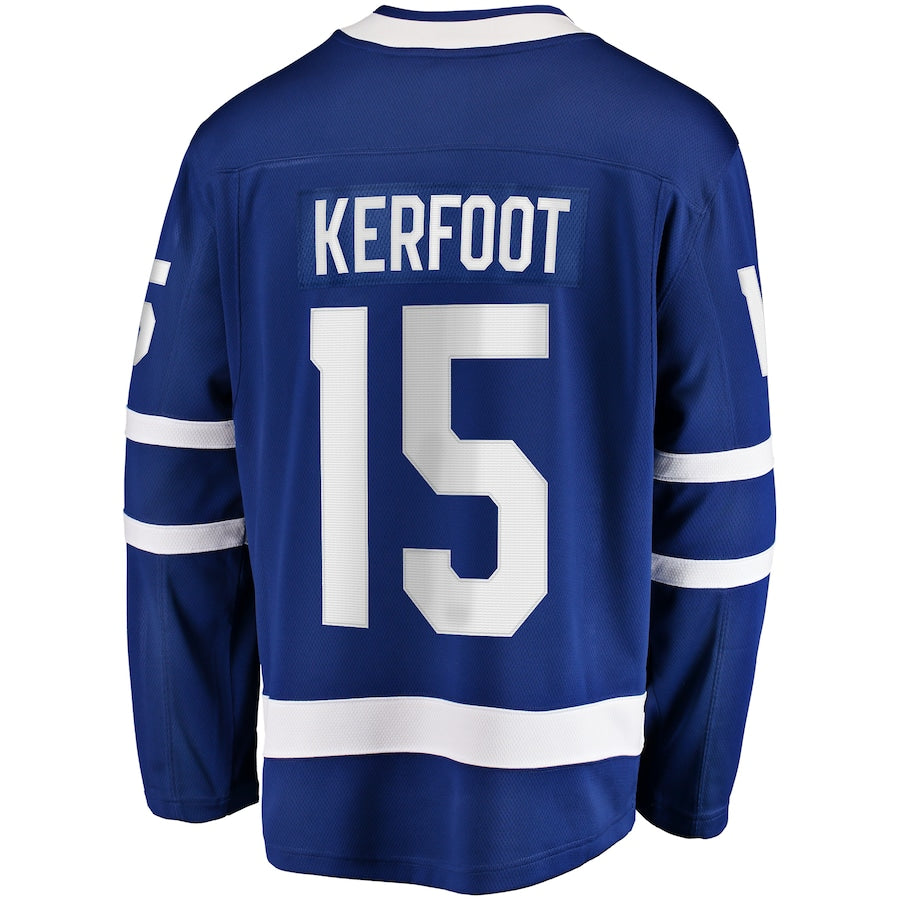 Custom #15 Blue TOR Hockey Shirt Top