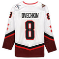 Custom #8 White 2022 WSH Hockey Shirt Top