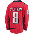 Custom #8 Red WSH Hockey Shirt Top