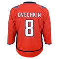 Custom #8 Red WSH Hockey Shirt Top