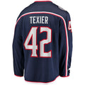 Custom #42 Blue CBJ Hockey Shirt Top