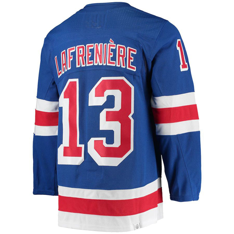 Custom #13 Blue Hockey Shirt Top
