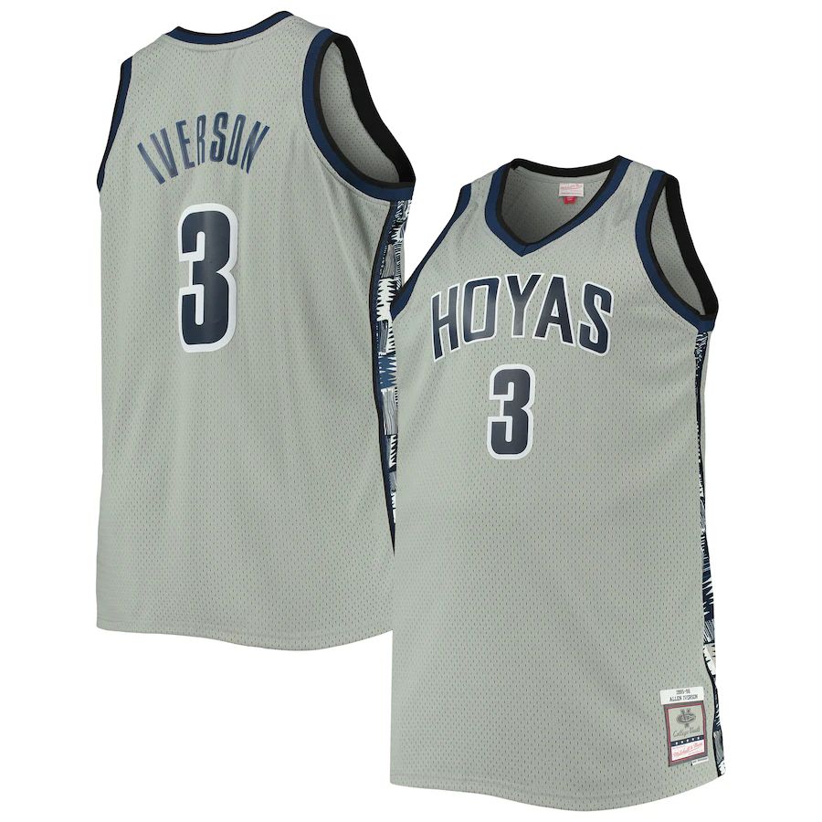 Custom #3 Gray 1995 College Shirt Top