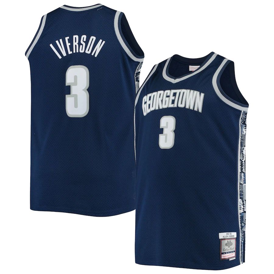 Custom #3 Navy 1995 College Shirt Top