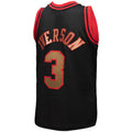 Custom #3 Black 1996 PHI Basketball Shirt Top