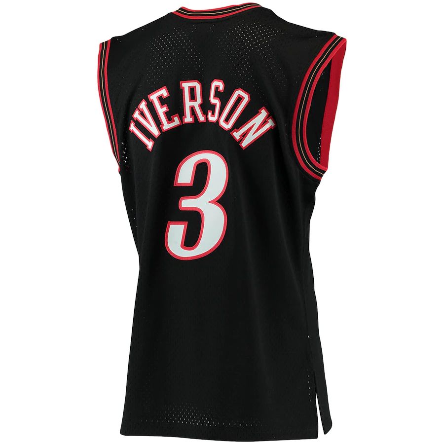 Custom #3 Black PHI Basketball Shirt Top
