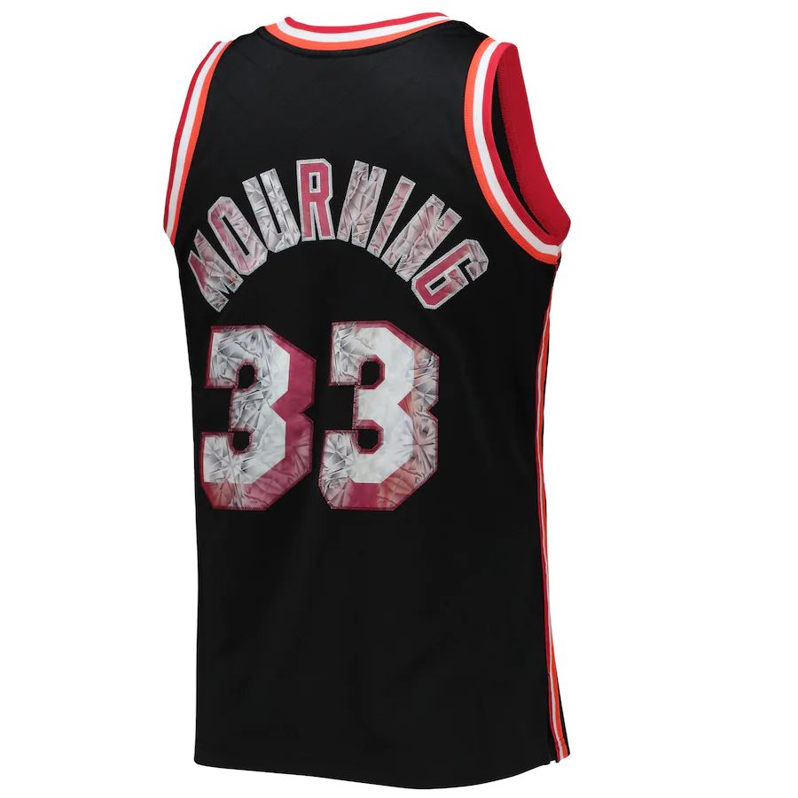 Custom #33 Black 1996 MIA Basketball Shirt Top