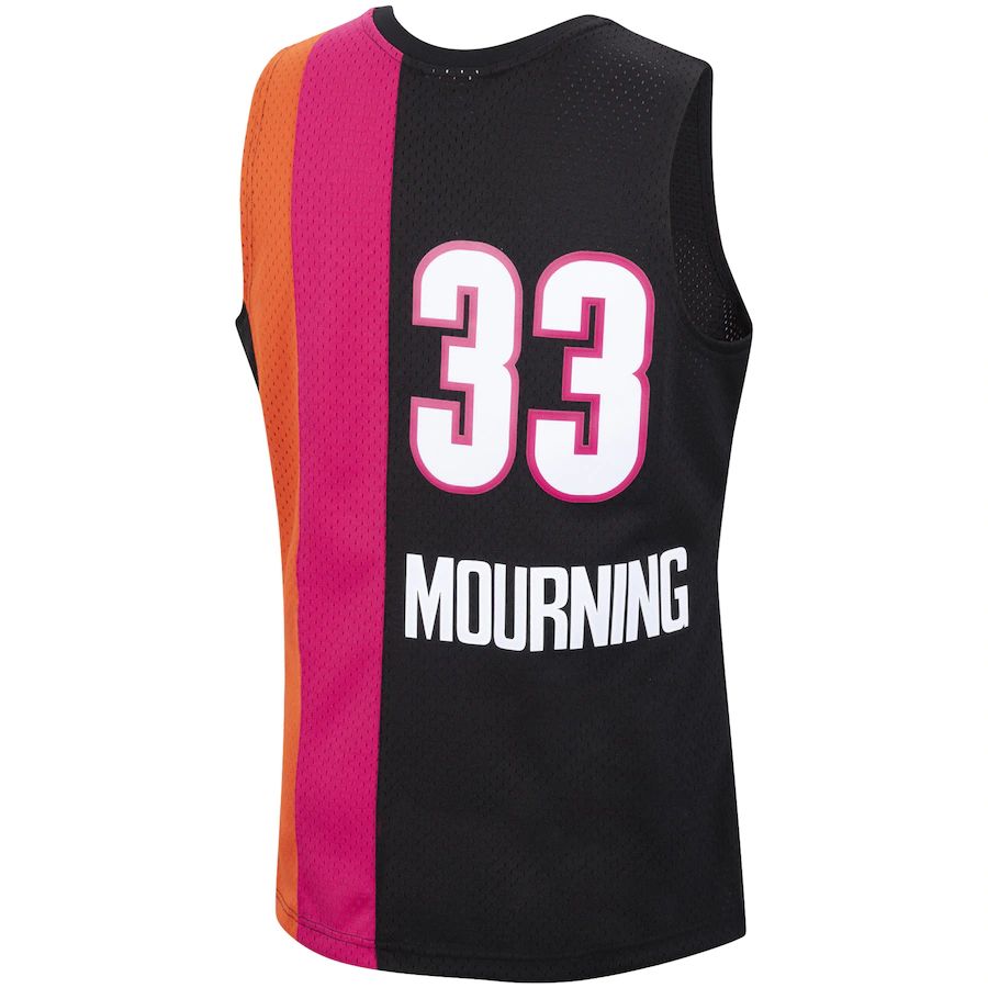 Custom #33 Black 2005 MIA Basketball Shirt Top