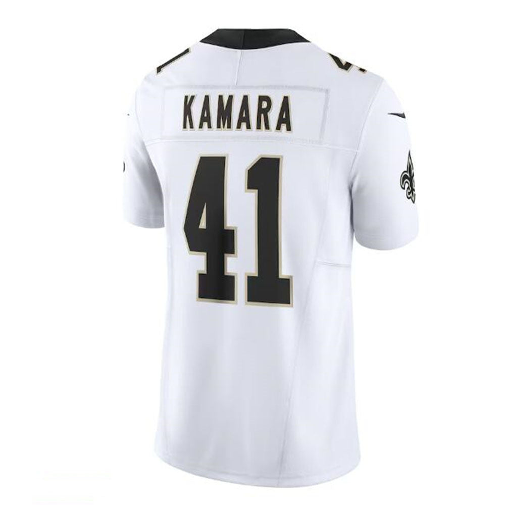 Custom #41 White NO Football Shirt Top