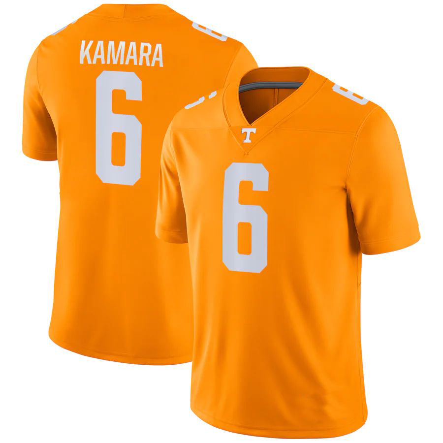 Custom #6 Orange College Shirt Top