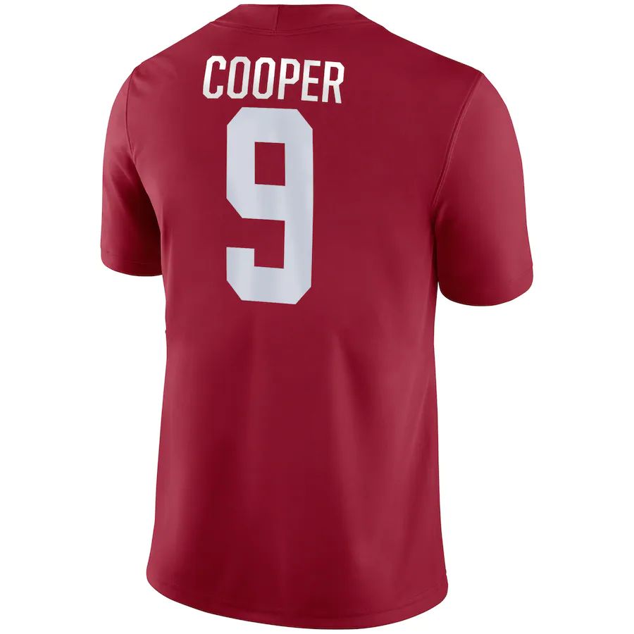 Custom #9 Crimson College Shirt Top
