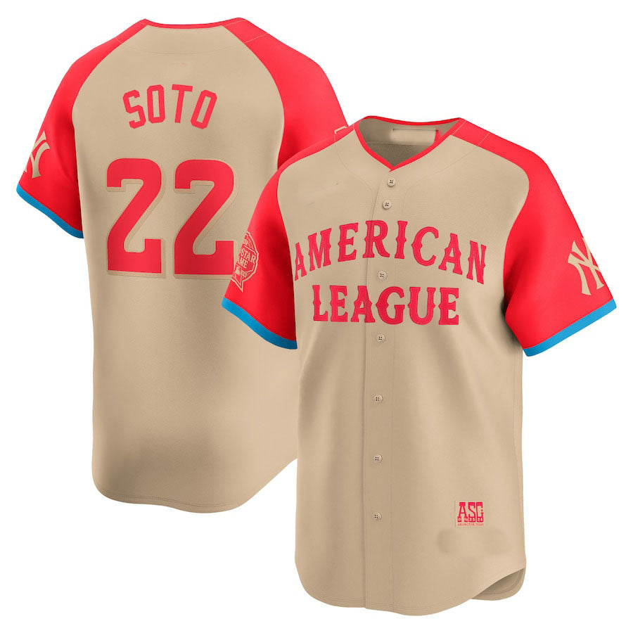 Custom #22 Cream 2024 Baseball Shirt Top