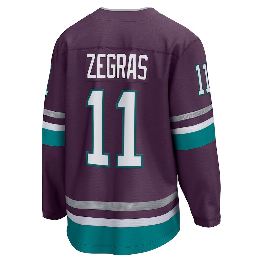Custom #11 Purple Hockey Shirt Top