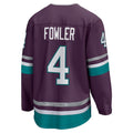 Custom #4 Purple Hockey Shirt Top