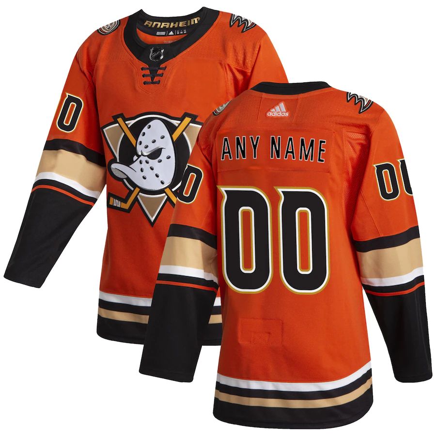 Custom Orange Hockey Shirt Top