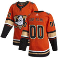 Custom Orange Hockey Shirt Top