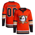 Custom Orange Hockey Shirt Top