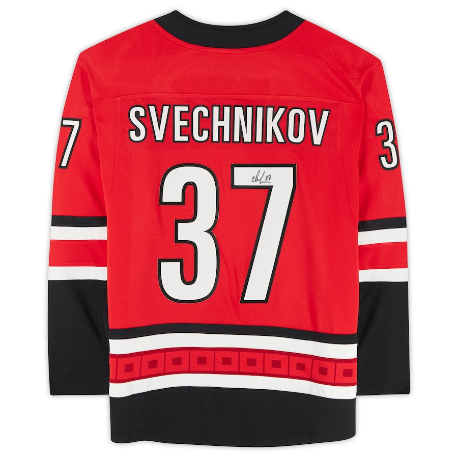 Custom #37 Red CAR Hockey Shirt Top