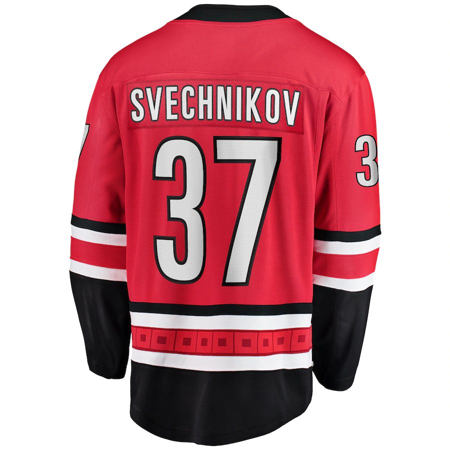 Custom #37 Red CAR Hockey Shirt Top
