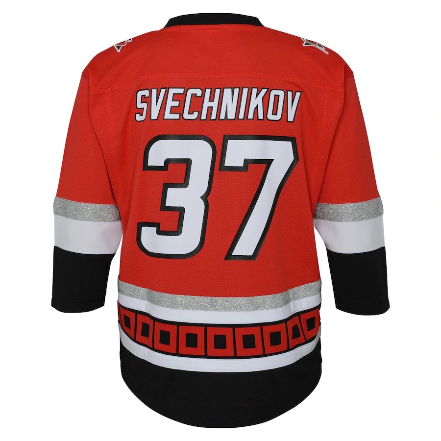 Custom #37 Red CAR Hockey Shirt Top