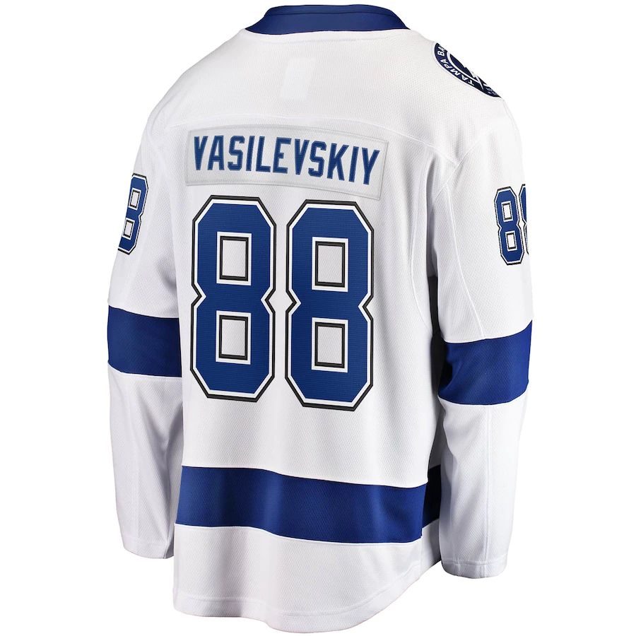 Custom #88 White TBL Hockey Shirt Top