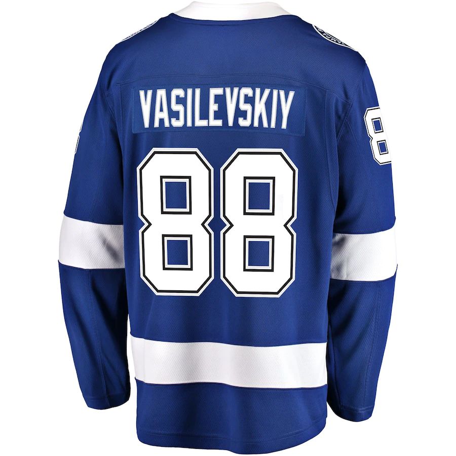 Custom #88 Blue TBL Hockey Shirt Top